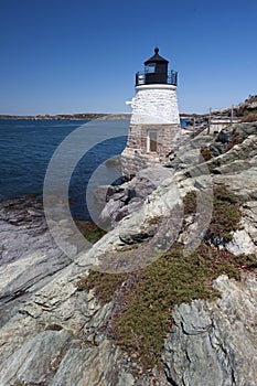 Castle Hill Lighthouse in Newport, Rhode Island