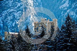 The castle of Hohenschwangau