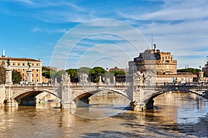 Castle of the Holy Angel Castel Sant`Angelo in Rome