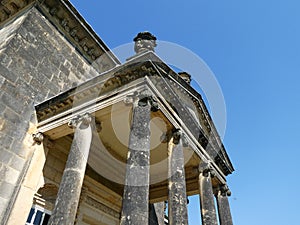 Castle howard temple four winds in the sun