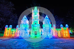The castle ice-lantern festival