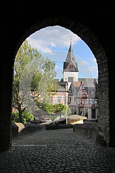 Castle of Idstein in Germany