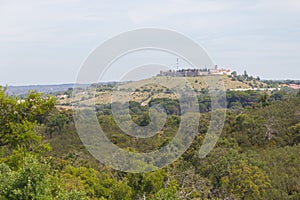 Castle and Igreja Matriz church in Santiago do Cacem