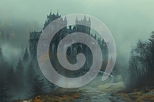 Castle of Illusions: Surrealism in Mist