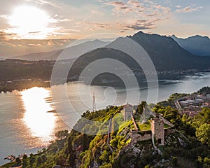 The castle of the Innominato Lombardy Italy