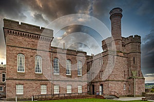 Castle of Inverness. Cityscape of Inverness, Scotland, United Kingdom