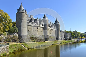 Castle of Josselin in France