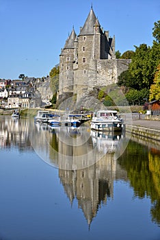 Castle of Josselin in France