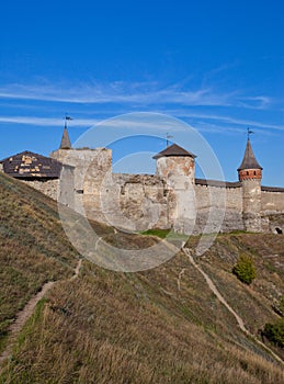 Castle at Kamenets-Podolsky in Ukraine