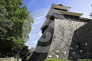 Castle keep and Taiko turret of Matsuyama castle