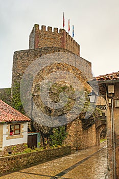 Castle of the King in San Vicente de la Barquera in Cantabria