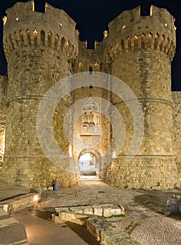 Castle of the Knights at Rhodes, Greece