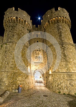 Castle of the Knights at Rhodes, Greece