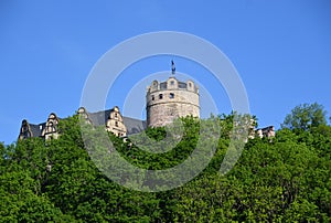 Castle Kranichfeld in the Ilm Valley, Thuringia