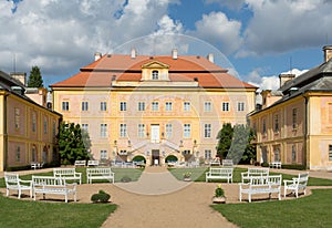 Castle Krasny Dvur, Czech republic, Europe