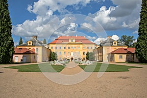 Castle Krasny Dvur, Czech republic, Europe