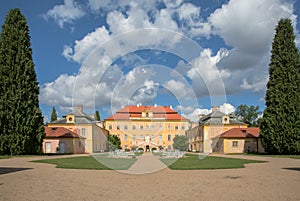 Castle Krasny Dvur, Czech republic, Europe
