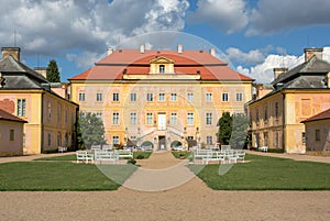 Castle Krasny Dvur, Czech republic, Europe