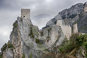 Castle of La Iruela in the province of Jaen, Andalusia