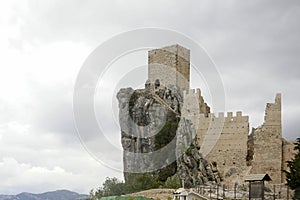 Castle of La Iruela in the province of Jaen, Andalusia