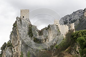 Castle of La Iruela in the province of Jaen, Andalusia