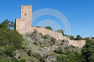 The castle of La Yedra, old enclave of defensive origin located in the Spanish municipality of Cazorla. Located in the lower part