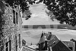 Castle with lake at backdrop, Brittany, France, Europe