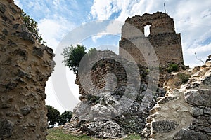 Castle of Lanos in Ocio village, Alava, Spain photo