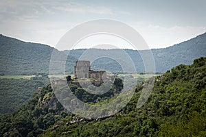 Castle of Lanos in Ocio village, Alava, Spain photo