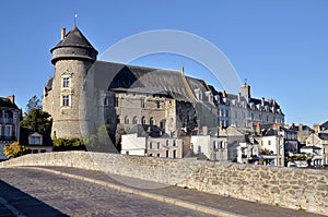 Castle of Laval in France photo
