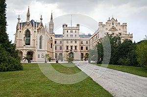 Castle Lednice. Czech republic