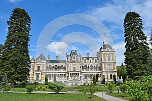 Castle in Leobendorf city Austria photo