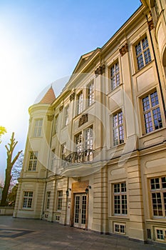 Castle in LeÅ›nica, wroclaw poland