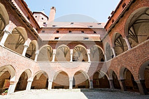 Castle in Lidzbark Warminski, Poland