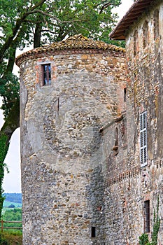 Castle of Lisignano. Emilia-Romagna. Italy. photo