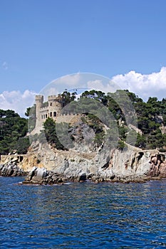 Castle. Lloret de Mar. photo
