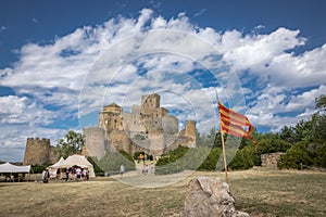 Castle of Loarre and surroundings, Hoya de Huesca Aragon Huesca Spain