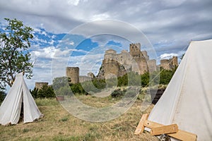 Castle of Loarre and surroundings, Hoya de Huesca Aragon Huesca Spain