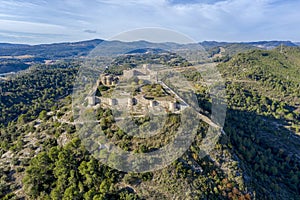 Castle located in the Pobla de Claramunt, Spain photo
