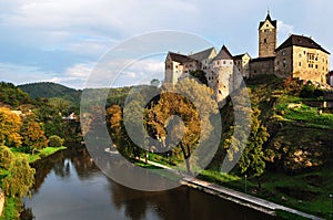 Castle Loket. Czech republic