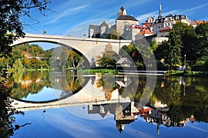 Castle Loket. Czech republic