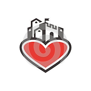 castle love logo icon