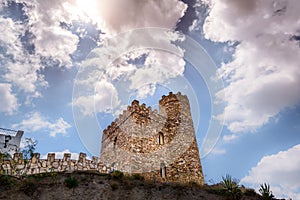 Castle of LÃÂ­jar in AlmerÃÂ­a Spain photo