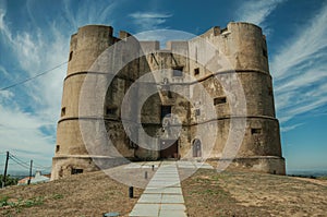 Castle made in the Manueline style at Evoramonte