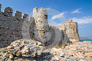 Castle Mamure Kalesi in Anamur, Turkey photo