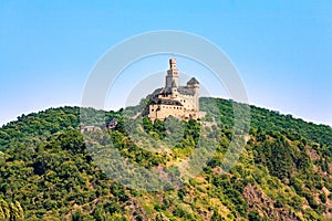 Castle Marksburg, Braubach, Rhineland-Palatinate, Germany, Europe