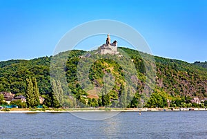 Castle Marksburg, Braubach, Rhineland-Palatinate, Germany, Europe