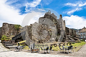 Castle of the medieval town of Ribadavia in the province of Ourense in Spain