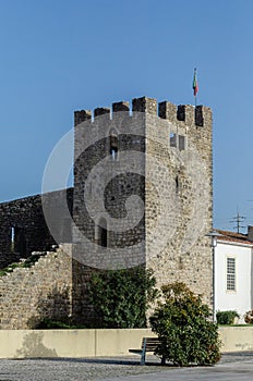 Castle of the medieval village of Soure, central Portugal photo
