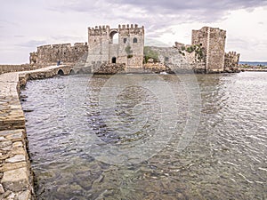 The Castle of Methoni is a medieval fortification in the port town of Methoni, Messenia, in southwestern Greece.